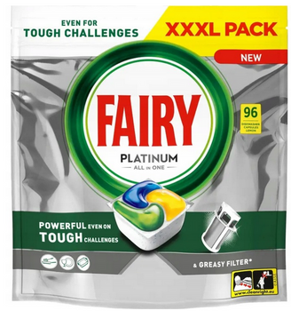 Fairy Platinum Lemo All-in-1 Tabletki do zmywarki 96 szt