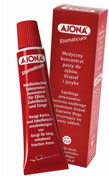 Ajona Stomaticum Medyczny Koncentrat Pasta do zębów i dziąseł 25 ml