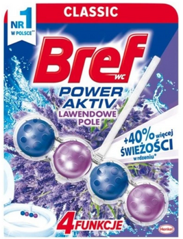 Bref Power Aktiv WC Kostka Zapachowa Lawendowa 50 g