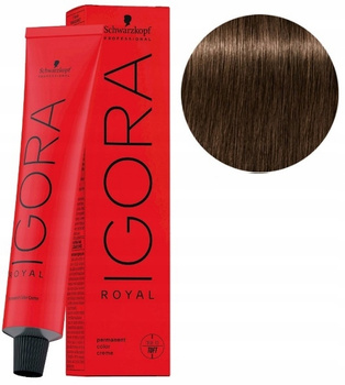 Schwarzkopf Farba Igora Royal 60ml 5-65 JASNY BRĄZ CZEKOLADOWO-ZŁOTY