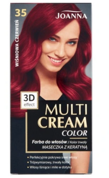 Joanna Multi Cream Color Farba do włosów Wiśniowa Czerwień 35
