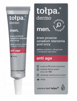Tołpa Dermo Men Anti Age Krem przeciw oznakom starzenia pod oczy 10 ml