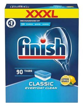 Finish Classic Everyday Clean Lemon 90szt Tabletki do zmywarki