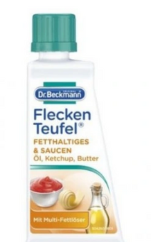 Dr. Beckmann  Odplamiacz precyzyjny -Tłuszcz Olej Ketchup Czekolada 50 ml