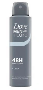 Dove Men+Care Clean Antiperspirant 48h  150 ml
