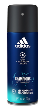 Adidas UEFA Champions Blue Dezodorant dla mężczyzn 150 ml