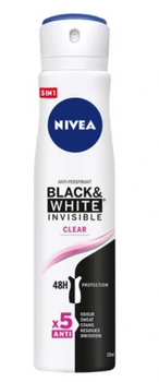 Nivea Woman Dezodorant Black & White Invisible Clear 5w1 150 ml
