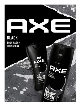 Axe Black Zestaw prezentowy męski Antyperspirant 150 ml + Żel  250 ml
