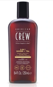 American Crew 3 in 1 Ginger + Tea Gel 250 ml