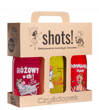 Laq Shots! Czyściopak Damski 3x 500 ml