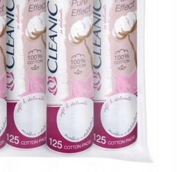 Cleanic Płatki kosmetyczne Pure Effect 5 x125 szt