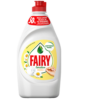 Fairy Sensitive Płyn do naczyń Rumianek z Witaminą E  450ml
