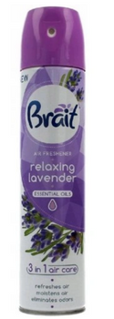 Brait Odświeżacz Powietrza Aerozol 3w1 Relaxing Lavender 300 ml