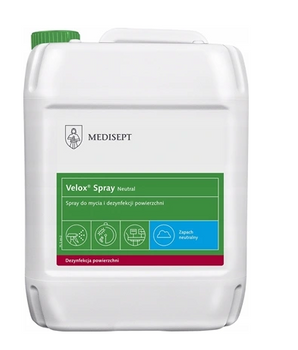 Medisept Velox Neutral Spray do mycia i dezynfekcji powierzchni  5 L