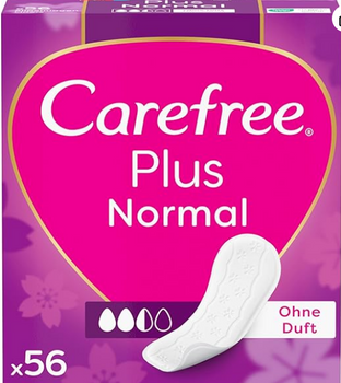 Carefree Wkładki  Plus Normal 56 szt