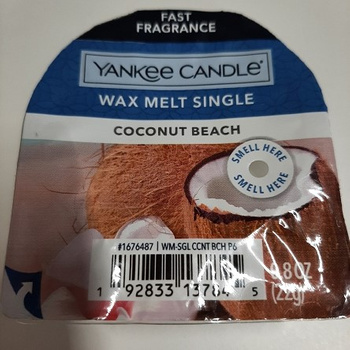 Yankee Candle Classic Wax Coconut Beach 22g