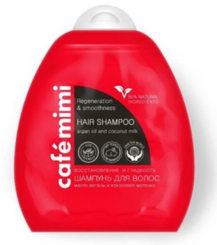 CafeMimi Szampon do Włosów Regeneracja Gładkość 250 ml