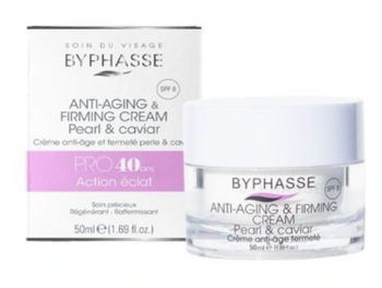 Byphasse  Krem do Twarzy 40 + przeciwzmarszczkowy z perłami i kawiorem 50 ml