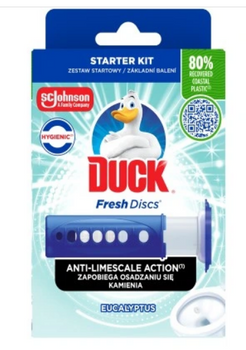 Duck Fresh Discs Żelowy krążek do toalety Eucalyptus 6 szt