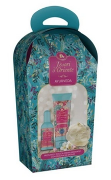 Tesori d'Oriente Ayurveda Zestaw prezentowy Perfumy, Żel pod prysznic, Myjka