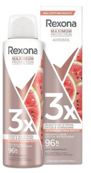 Rexona Maximum Protection  Watermelon & Cactus Water  Dezodorant damski 150 ml