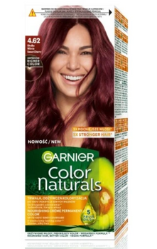 Garnier Color Naturals Creme Farba do włosów 4.62 Słodka Wiśnia 60 ml