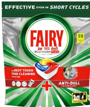 Fairy Platinium Regular Kapsułki do zmywarki 59 szt