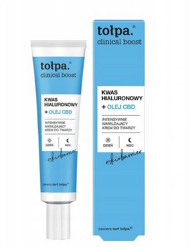 Tołpa Clinical Boost Krem do twarzy Kwas hialuronowy i Olejek CBD 40 ml