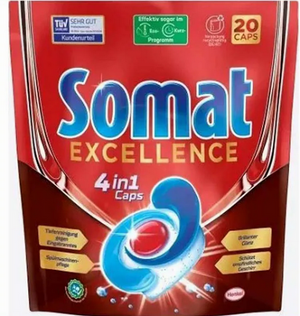 Somat Excellence 4w1 Tabletki do zmywarki 20 szt