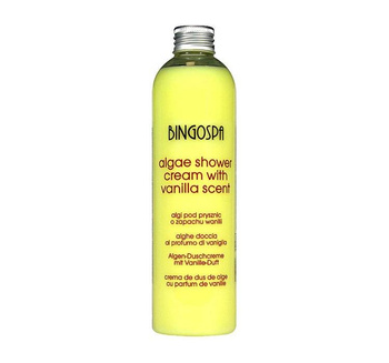 BingoSpa Algae Shower Cream with Vanilla Scent Algi pod prysznic o zapachu Wanillli 300ml
