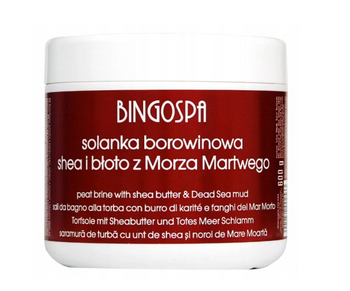 BingoSpa solanka borowinowa z masłem shea i błotem z Morza Martwego 600 g