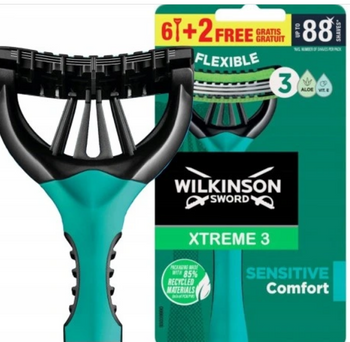 Wilkinson Maszynka do golenia Wilkinson Xtreme3 Sensitive 6+2