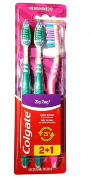 Colgate Szczoteczka Zig Zag 3-Pack Średnia