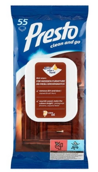 HARPER PRESTO Ściereczki do mebli drewn. 55 szt.