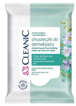 Cleanic Chusteczki demakijaż cera normalna 10 szt