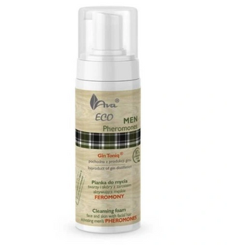 Ava Eco Men Pheromones Pianka do mycia twarzy i skóry z zarostem aktywująca męskie feromony 150 ml