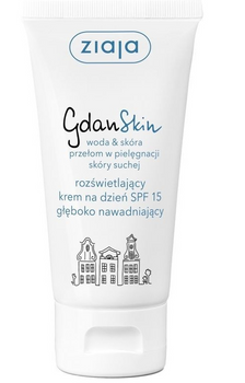 Ziaja GdanSkin Krem rozświetlAający na dzień SPF 15 głęboko nawadniający 50 ml