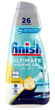 Finish ultimate Żel do Zmywarki do Mycia Naczyń All in 1 Cytrynowy 560 ml