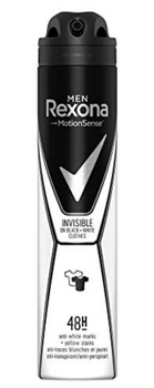 Rexona Men Invisible Black &White Dezodorant 200 ml
