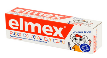 Elmex Pasta do zębów dla Dzieci 0- 6 lat z Fluorem 50 ml