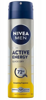 Nivea Men Active Energy Antyperspirant w spray'u 72H 150 ml