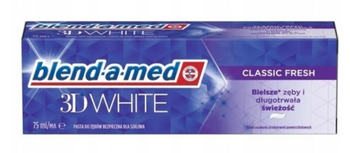 Blend-A-Med Pasta do zębów 3D White Classic Fresh 75 ml Wybielanie i odświeżanie