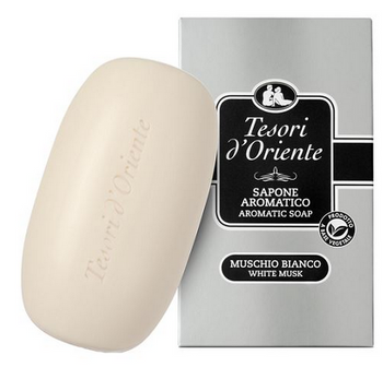 Tesori d'Oriente  Mydło w kostce MUSCHIO BIANCO 125 g