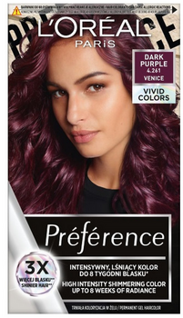 L'Oreal Paris Recital Farba do włosów Ciemny Fiolet 4.261 Vivid Colors