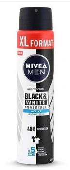 Nivea Men Invisible Black & White Active  Antyperspirant w Sprayu 250 ml