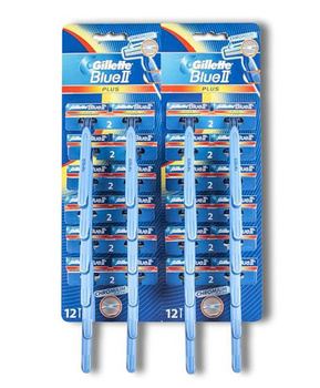 Gillette Blue II Plus Maszynka do Golenia 2x24 szt