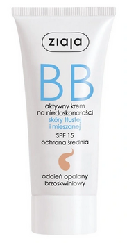 Ziaja BB Krem do skóry tłustej i mieszanej odcień opalony SPF15 50 ml