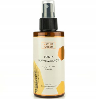 Nature Queen Tonik nawilżający /Ekstrakt z kiełków pszenicy i ogórka 150ml