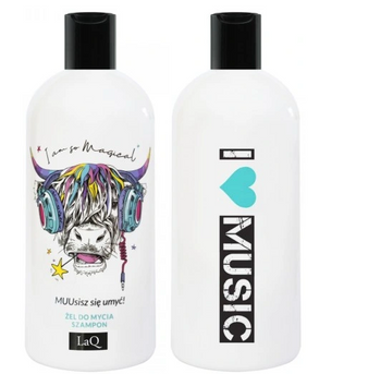 Laq Żel do mycia i szampon do włosów 2w1 300 ml KROWA