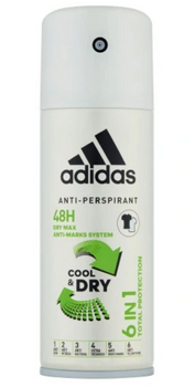 Adidas 6in1 Cool & Dry Dezodorant spray 150 ml